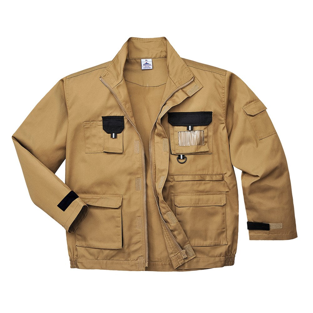 Portwest TX10EKRXL -  sz XL Portwest Texo Contrast Jacket - Epic Khaki