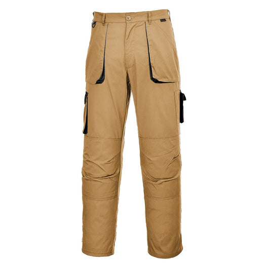 Portwest TX11EKTXXL -  sz 2XL Portwest Texo Contrast Trouser - Epic Khaki