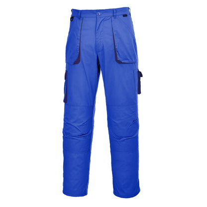 Portwest TX11RBTXXL -  sz 2XL Portwest Texo Contrast Trouser - Royal Blue