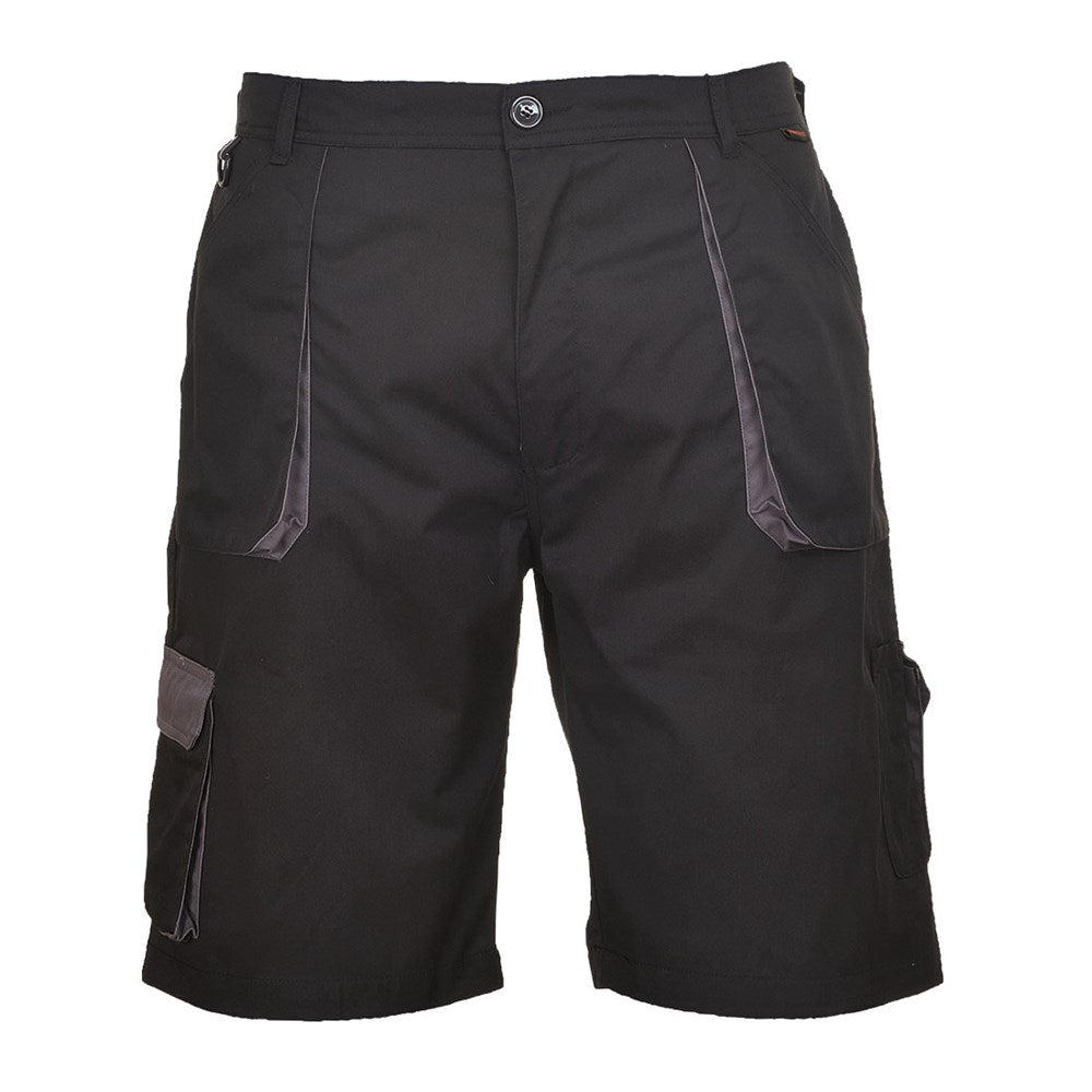 Portwest TX14BKRXL -  sz XL Portwest Texo Contrast Shorts - Black