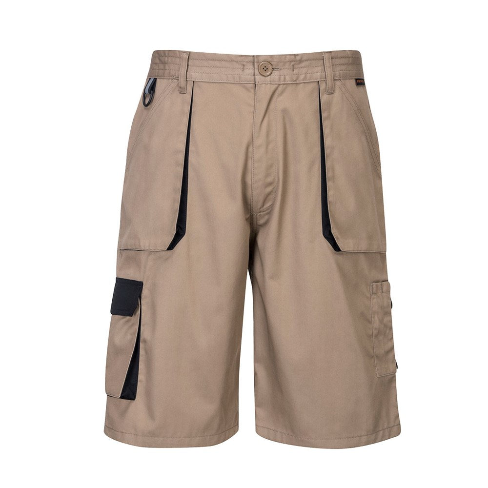 Portwest TX14EKRXS -  sz XS Portwest Texo Contrast Shorts - Epic Khaki