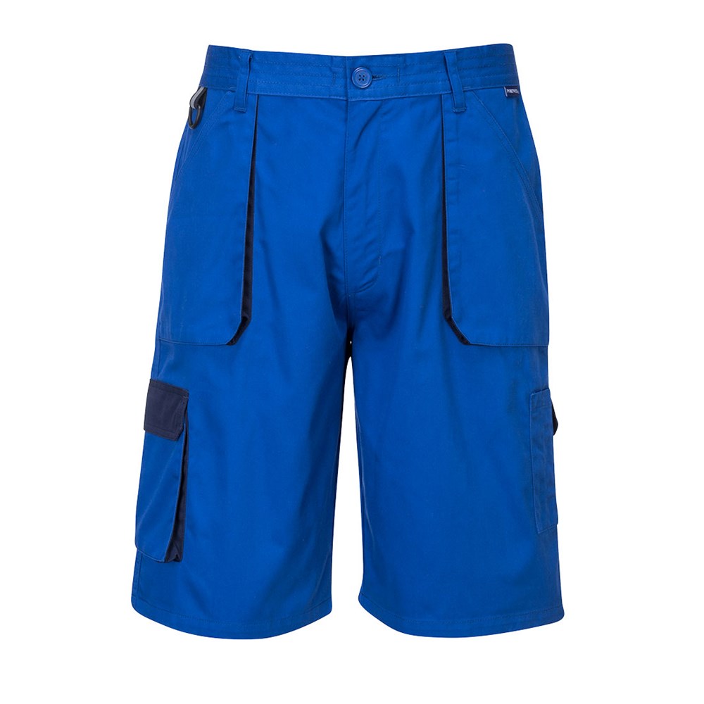 Portwest TX14RBRL -  sz L Portwest Texo Contrast Shorts - Royal Blue