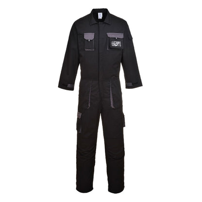 Portwest TX15BKRL -  sz L Portwest Texo Contrast Coverall - Black