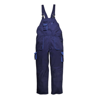 Portwest TX17NARS -  sz S Portwest Texo Contrast Bib & Brace - Lined - Navy