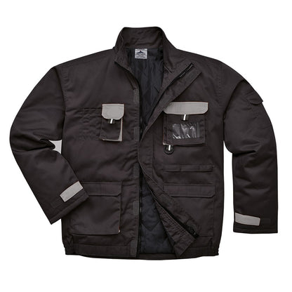 Portwest TX18BKRXXL -  sz 2XL Portwest Texo Contrast Jacket - Lined - Black