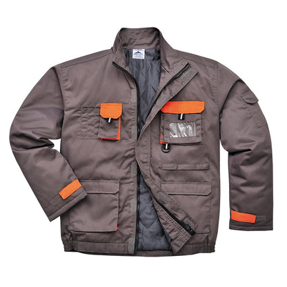 Portwest TX18GRRL -  sz L Portwest Texo Contrast Jacket - Lined - Grey
