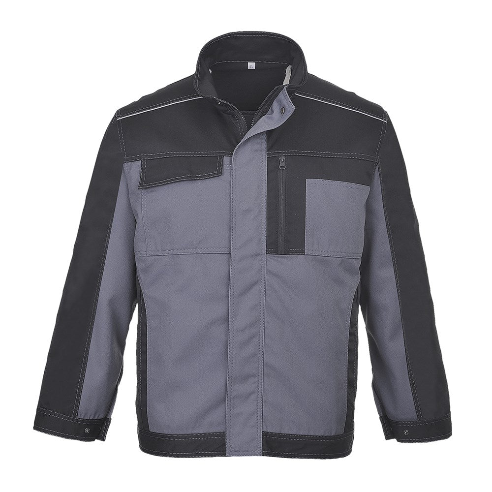 Portwest TX33GGRS -  sz S Hamburg Jacket - Graphite Grey
