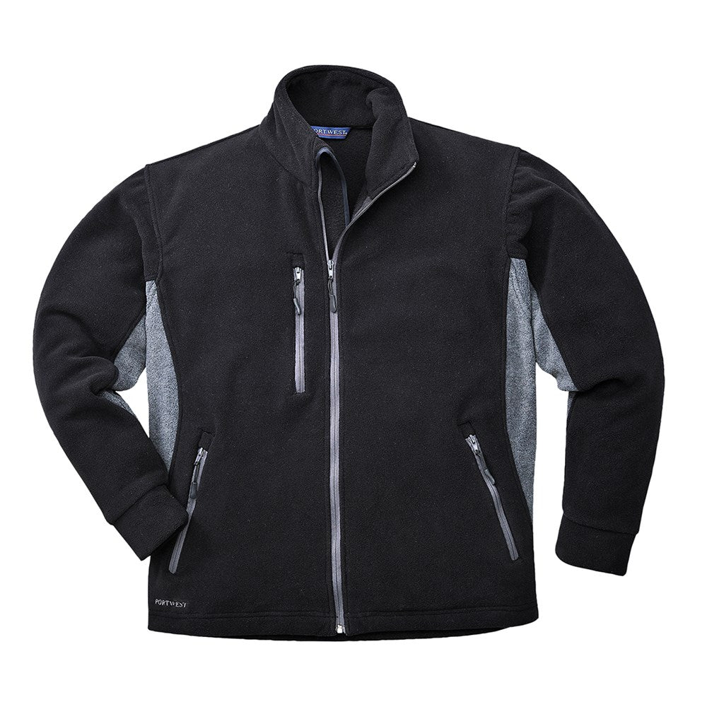Portwest TX40BKRXXL -  sz 2XL Portwest Texo Heavy 2 Tone Fleece - Black