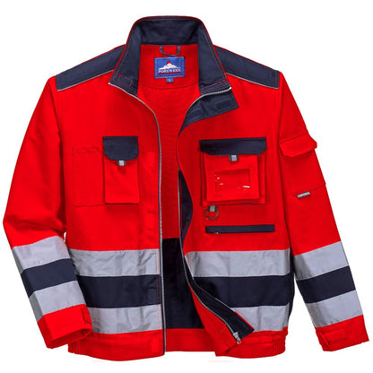 Portwest TX50RNRS -  sz S Lille Hi-Vis Jacket - Red/Navy