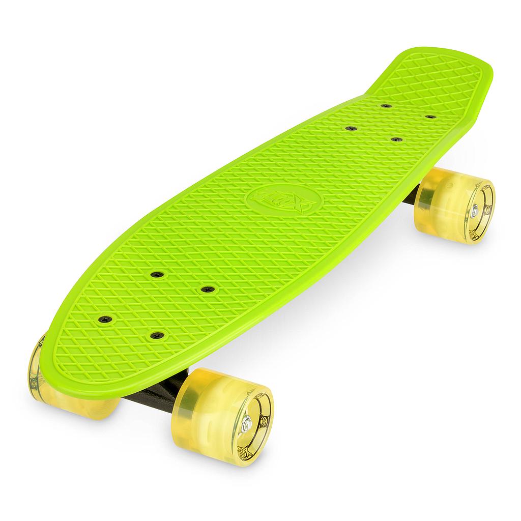 Xootz PP Skateboard LED 22" Green/Yellow