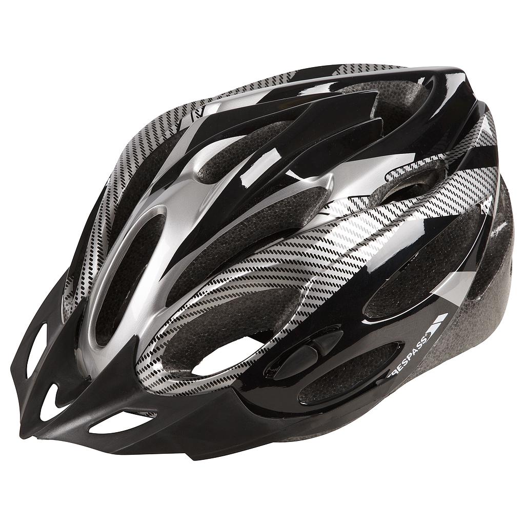 Trespass Crankster Cycle Helmet White/Black L/XL