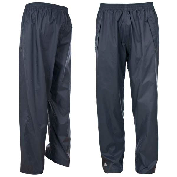 Trespass Qikpac Waterproof Trouser Black Medium