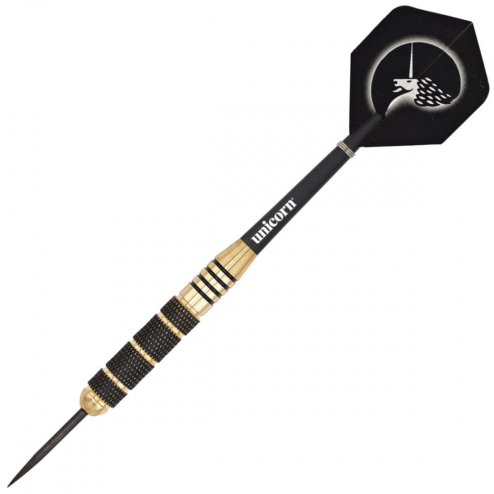 Unicorn Core Plus Win Brass Darts Black/Gold 23g