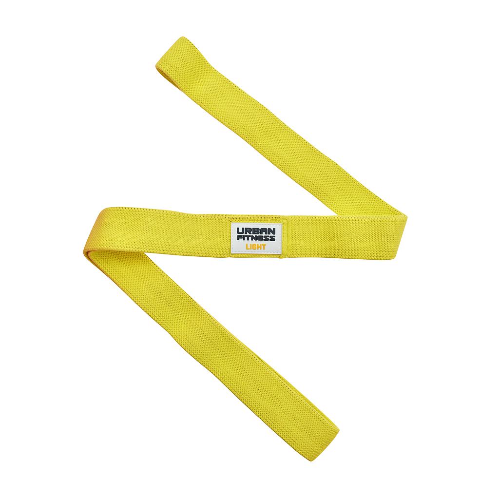 Urban Fitness  Fabric Resistance Band Loop - 2m  Light - Yellow