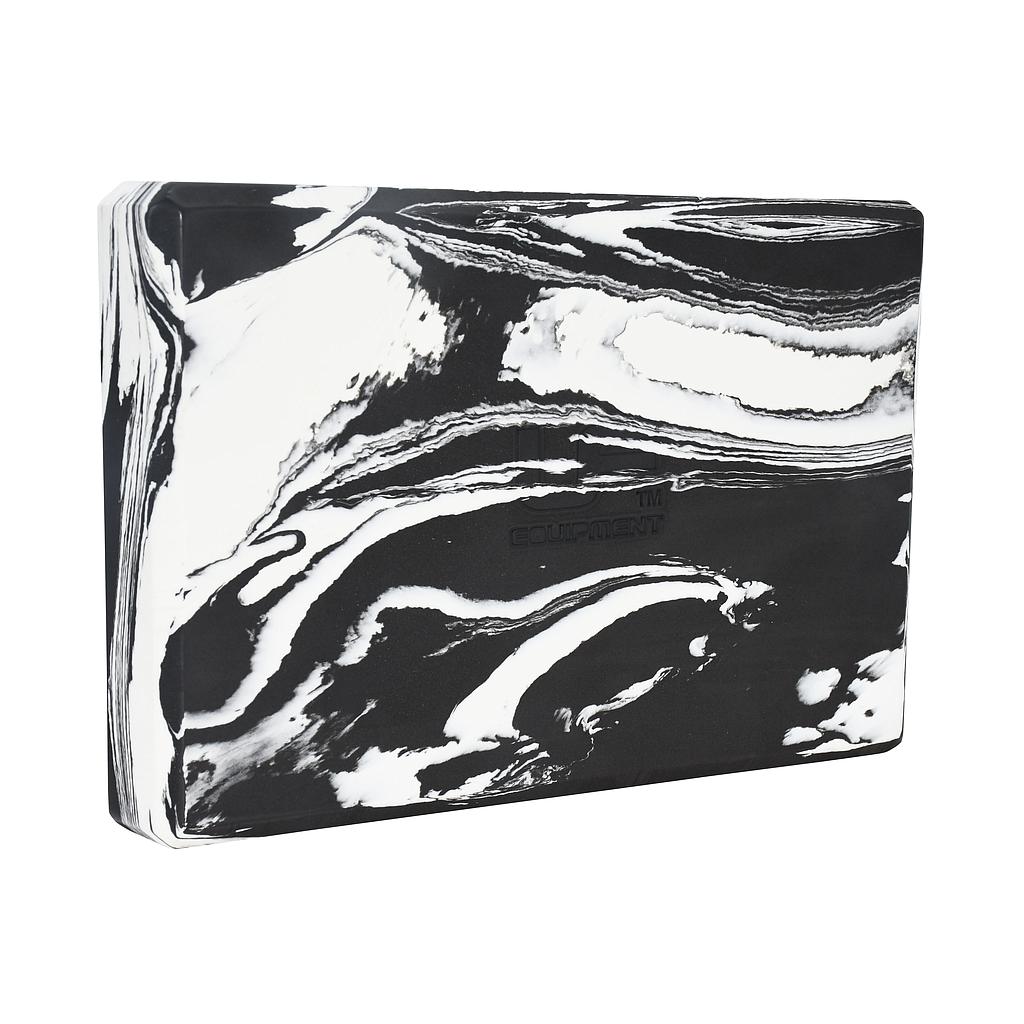 Urban Fitness Marbled Yoga Block Black/White
