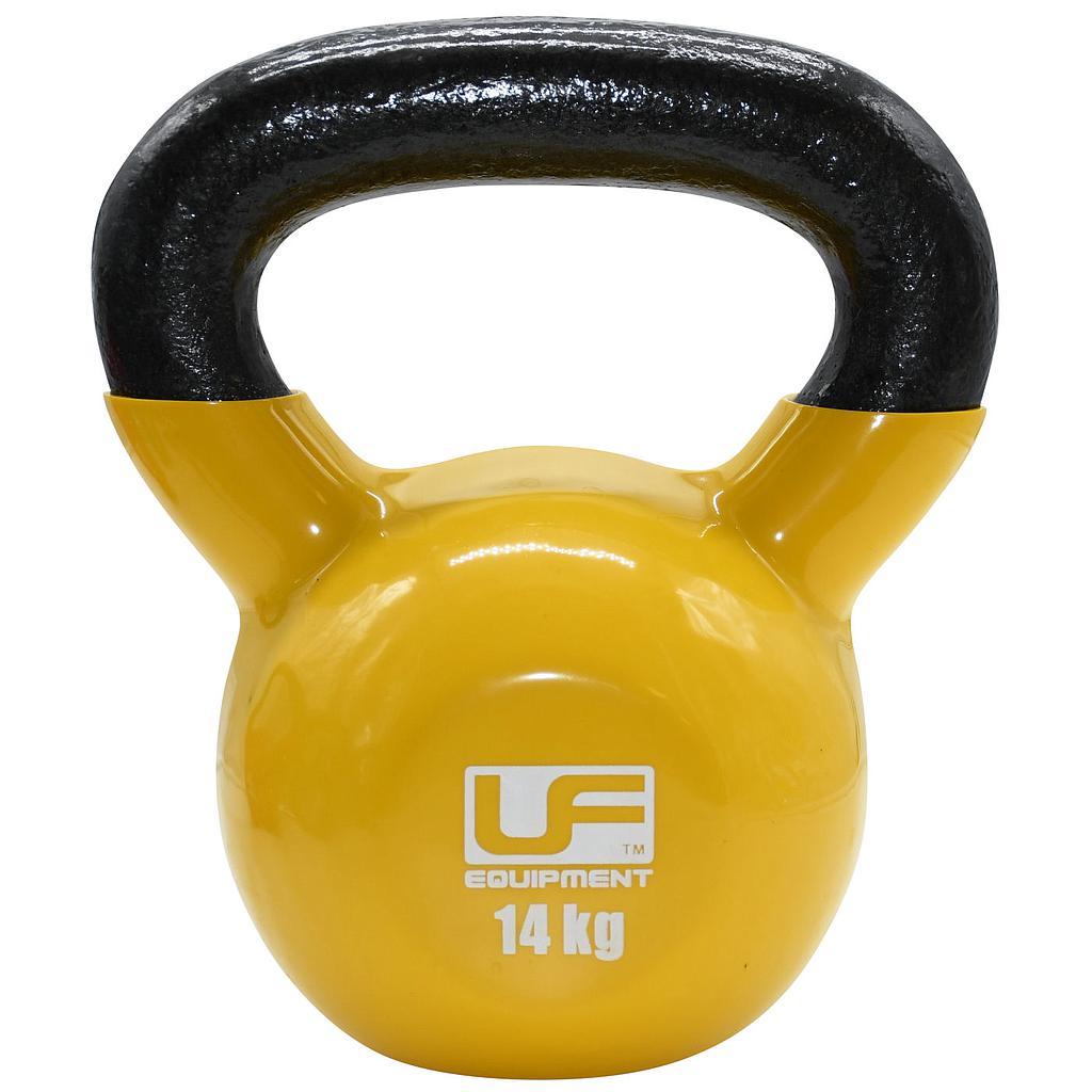 Urban Fitness Cast Iron Kettlebell  14kg - Yellow