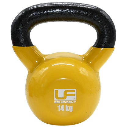 Urban Fitness Cast Iron Kettlebell  14kg - Yellow