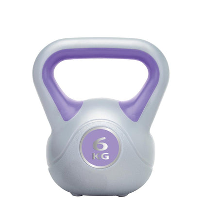 Urban Fitness Vinyl Kettlebell  6kg - Purple