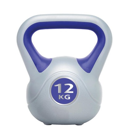 Urban Fitness Vinyl Kettlebell  12kg - Navy