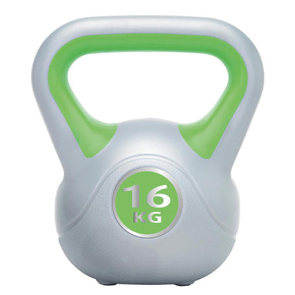Urban Fitness Vinyl Kettlebell  16kg - Green