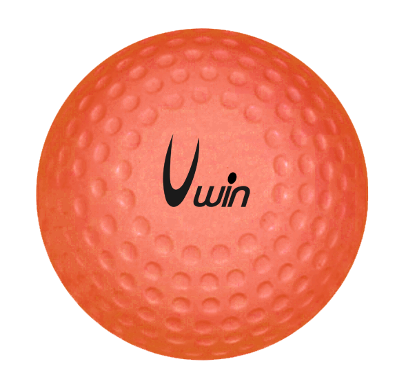 Uwin Dimple Hockey Ball (Single) Orange