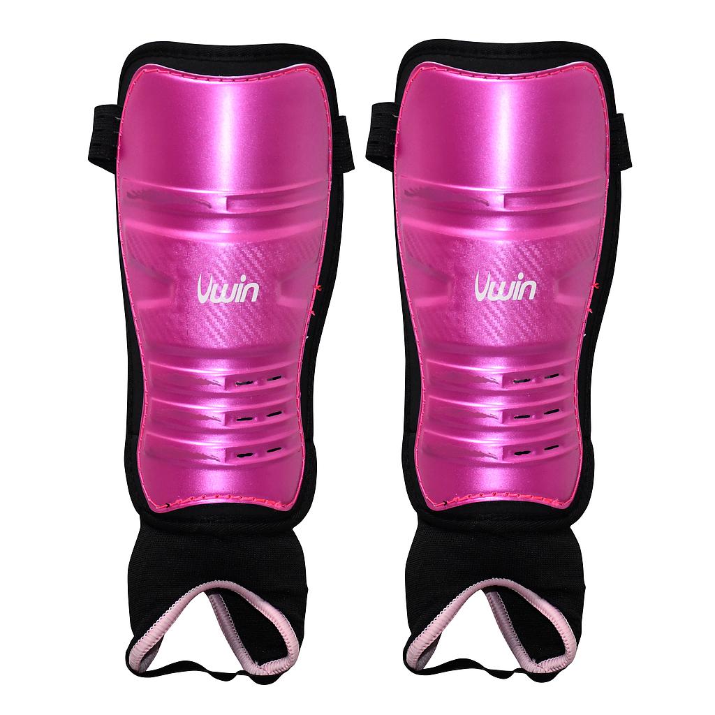 Uwin Hockey Shinguards Pink/Purple/Black Medium