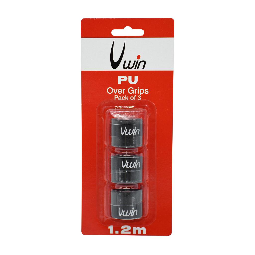 Uwin Over Grip - Pack of 3 Black