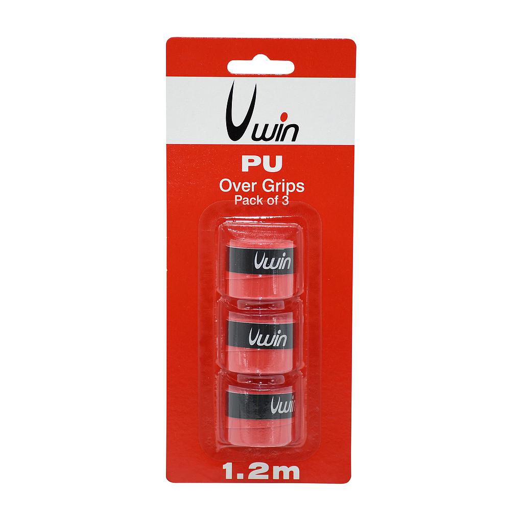 Uwin Over Grip - Pack of 3 Red