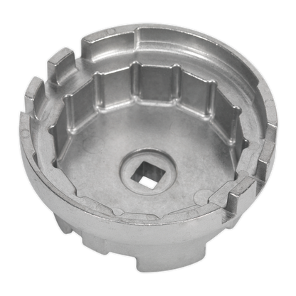SEALEY - VS7112 Oil Filter Cap Wrench �64.5mm x 14 Flutes - Lexus/Toyota