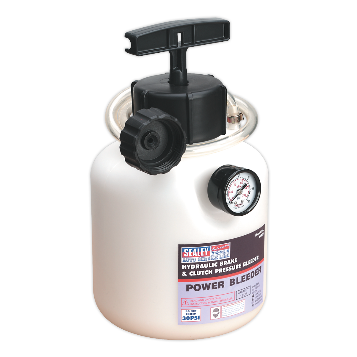 SEALEY - VS820 Brake & Clutch Bleeding System 2.5L