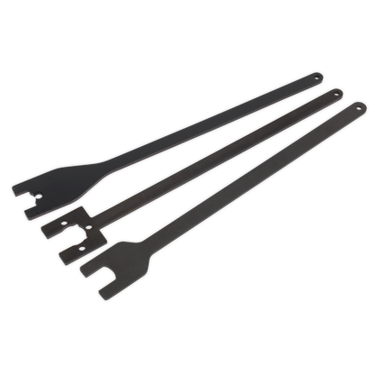 SEALEY - VSE3042 Viscous Fan Spanner Set - for Land Rover/Range Rover - Chain Drive