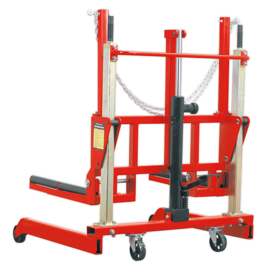 SEALEY - W508T Wheel Removal Trolley 500kg Adjustable Width