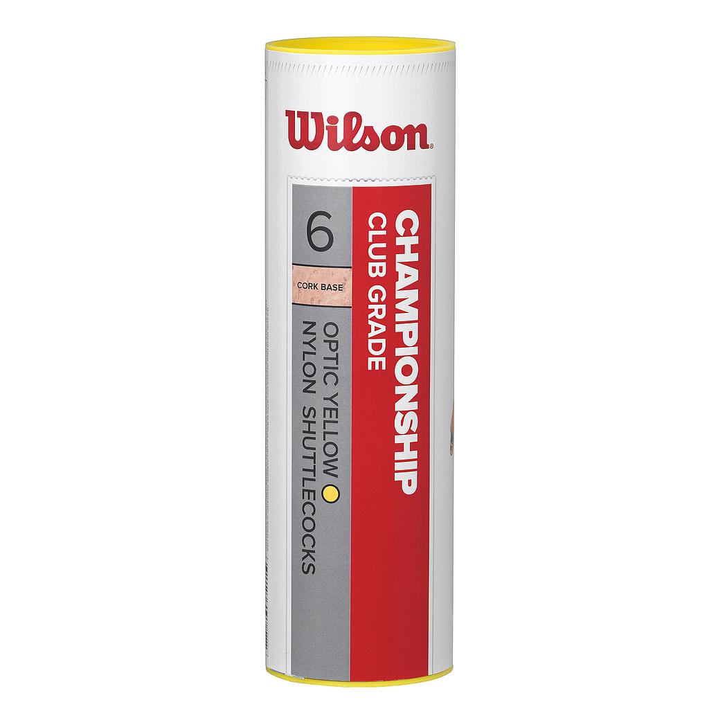 Wilson Championship Shuttle (Tube of 6) Yellow
