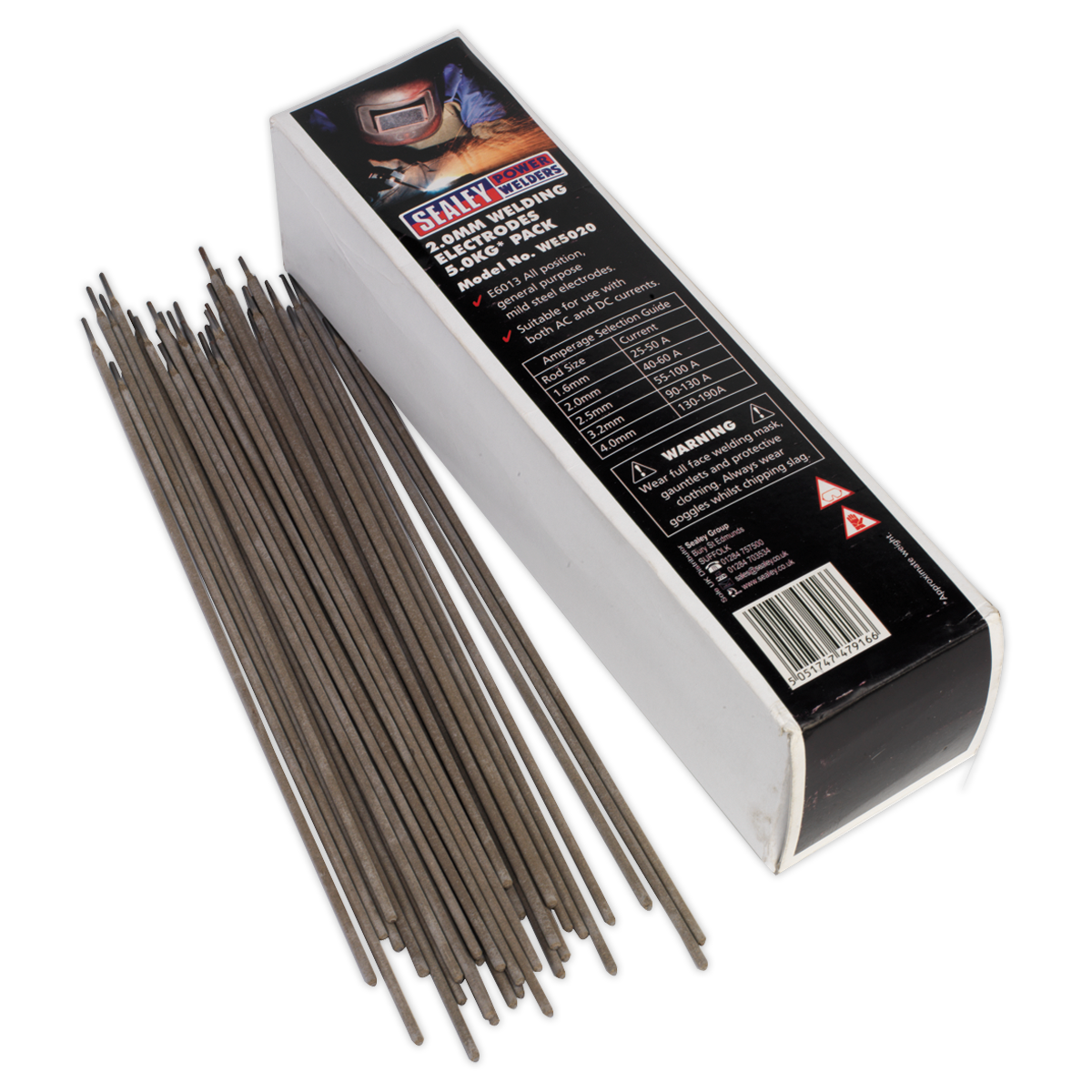 SEALEY - WE5020 Welding Electrodes �2 x 300mm 5kg Pack