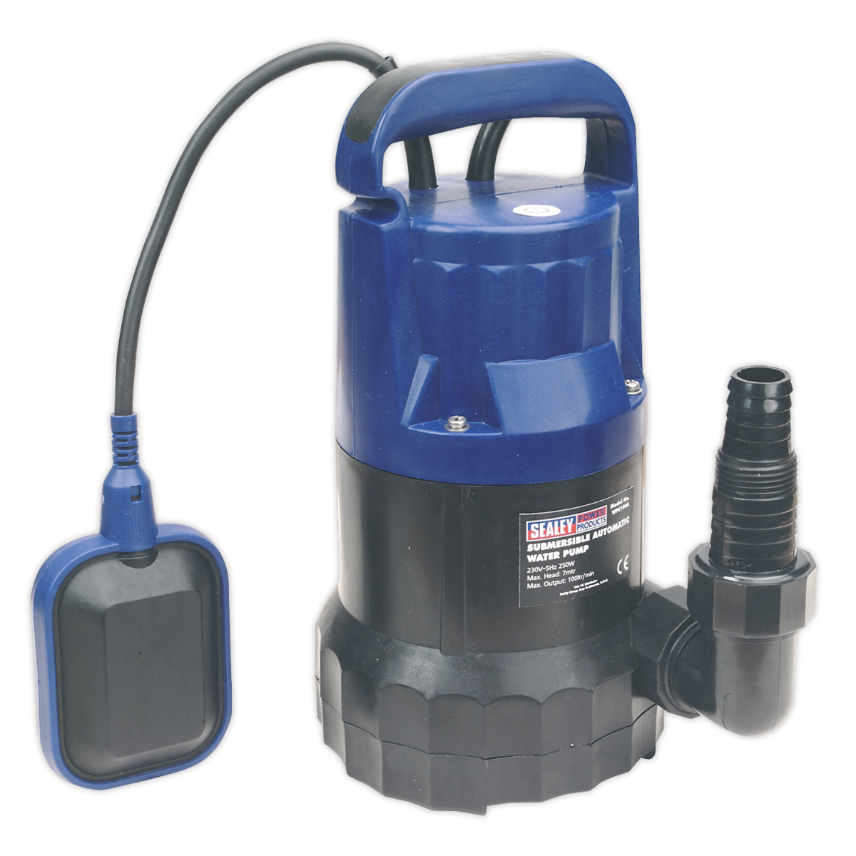 SEALEY - WPC100A Submersible Water Pump Automatic 100L/min 230V