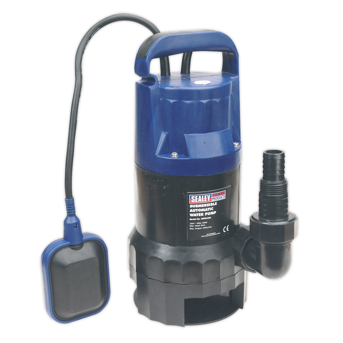 SEALEY - WPD235A Submersible Dirty Water Pump Automatic 217L/min 230V