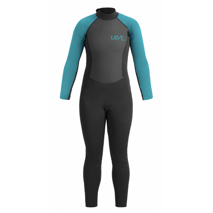 UB Womens Sailfin Long Wetsuit Black/Aqua XSmall