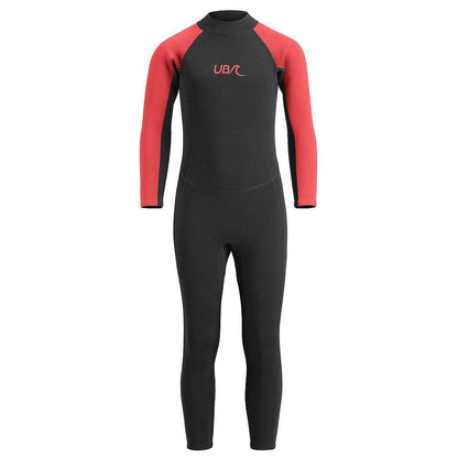 UB Kids Sharptooth Long Wetsuit Black/Red 7-8 Years