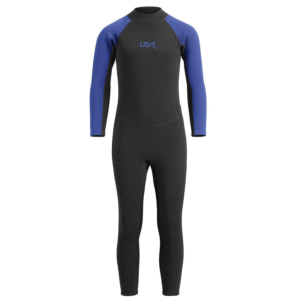 UB Kids Sharptooth Long Wetsuit Black/Blue 7-8 Years