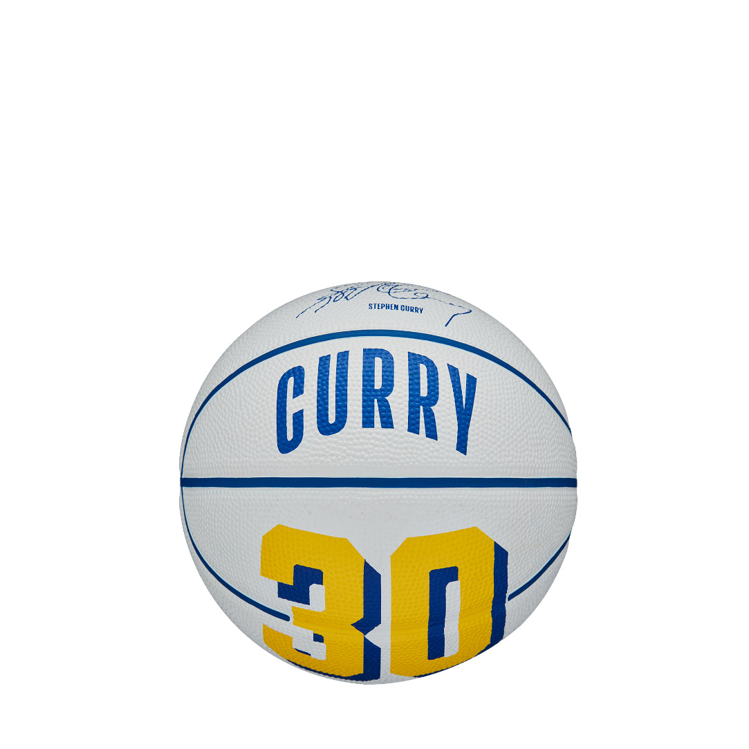 Wilson NBA Player Icon Curry Basketball - Mini - Blue/Yellow