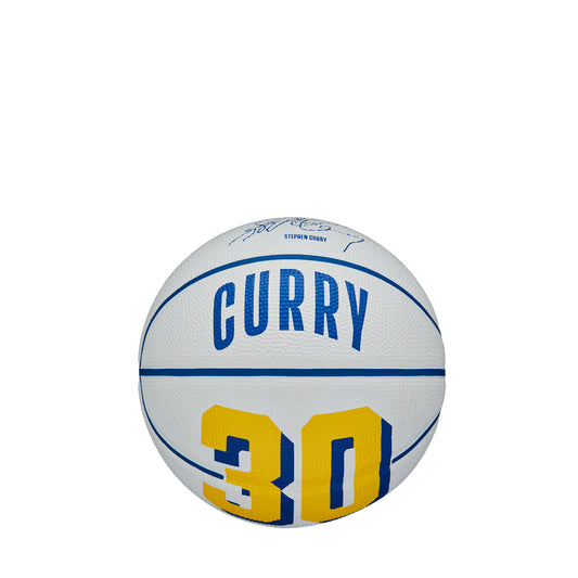 Wilson NBA Player Icon Curry Basketball - Mini - Blue/Yellow