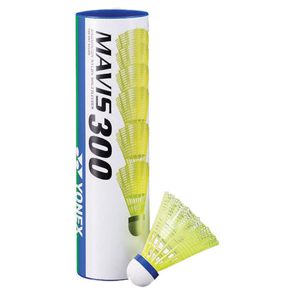 Yonex Mavis 300 Shuttles (Tube of 6) Yellow
