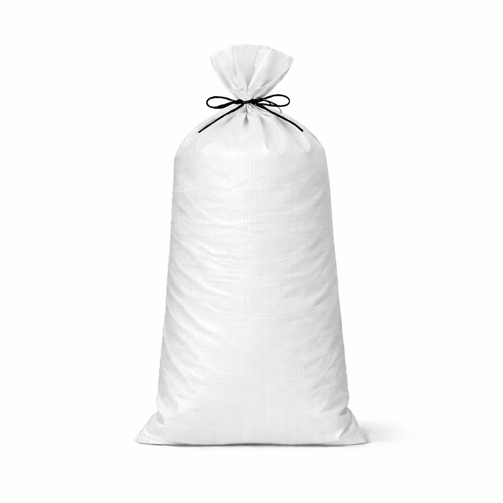 Yuzet White Woven Polypropylene Sandbags Sacks Flood Defence Sand Bags