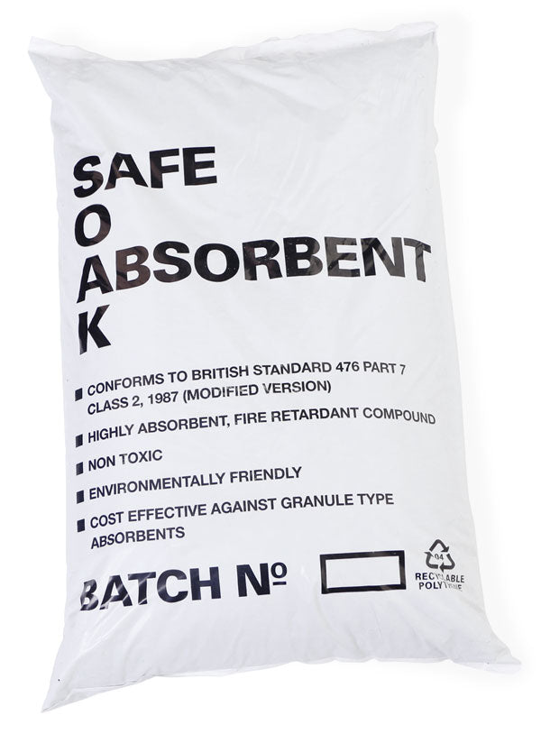 BEESWIFT LOOSE FIBRE SPILL ABSORBANT 30 LTR  WHITE 30L