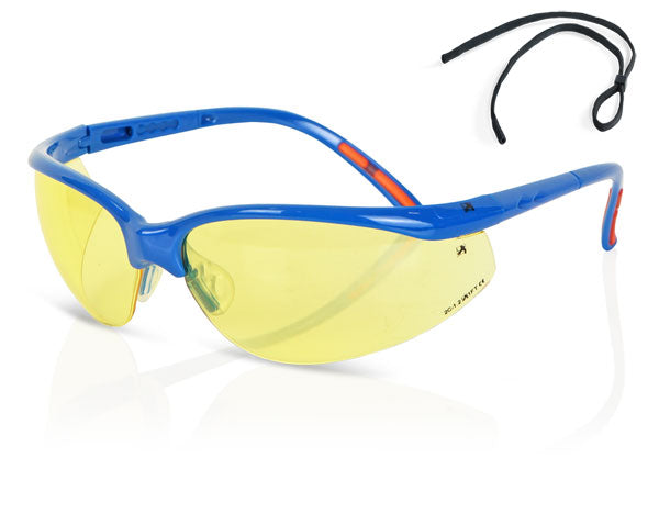 BEESWIFT ADJUSTABLE SAFETY GLASSES YELLOW