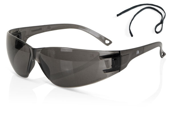 BEESWIFT PERFORMANCE LENS WRAPAROUND SAFETY GLASSES GREY