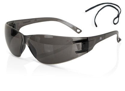 BEESWIFT PERFORMANCE LENS WRAPAROUND SAFETY GLASSES GREY