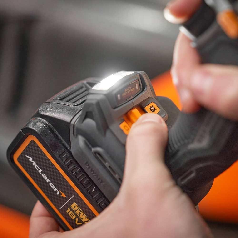 DeWalt McLaren XR Brushless Combi Drill 18V 2x5Ah Li-ion Kit F1 Edition