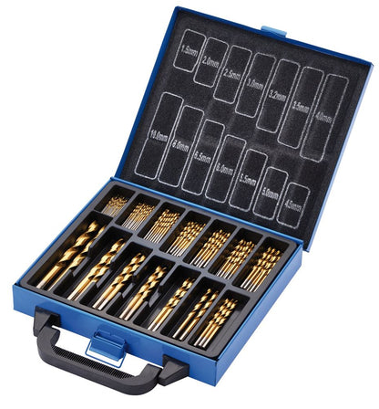 Draper TITANIUM DRILL BIT SET 99PCS 08887 HSS Titanium Nitride Coated Drill Bit Set (99 Piece)