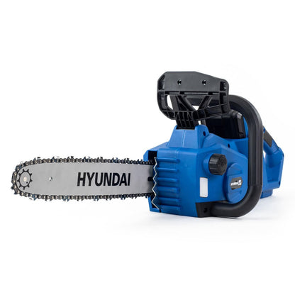Hyundai HYC40LI Cordless Chainsaw 40V 2.5Ah 14in 35cm Bar 17m/s Battery & Charger Li-Ion Garden Saw Tree Log Cutting Garden Saw
